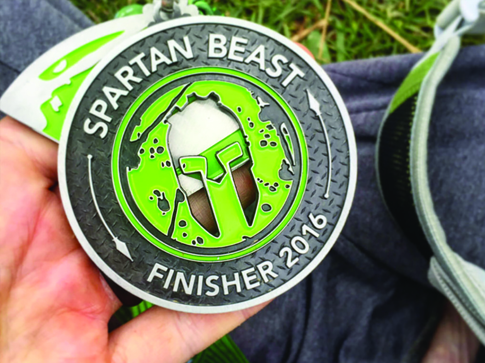 2016 New Jersey Spartan Beast Medal