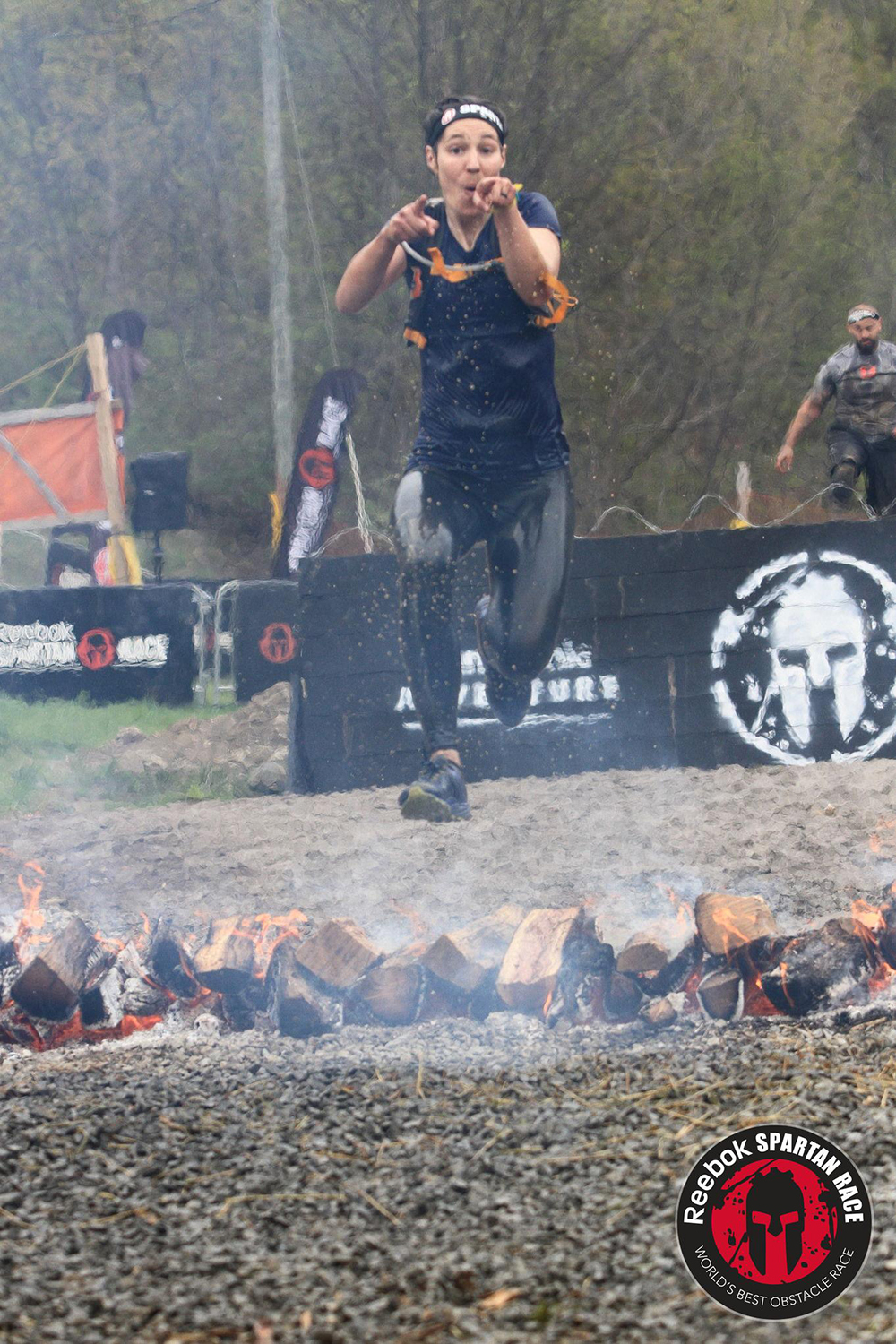 Fire Jump at the 2016 New Jersey Spartan Beast