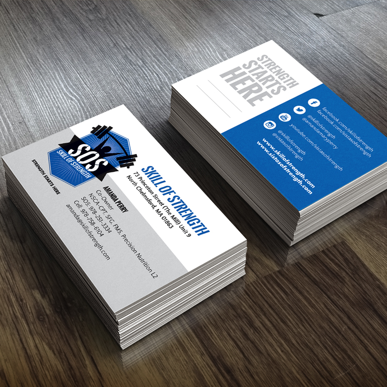 Skill of Strength Business Cards