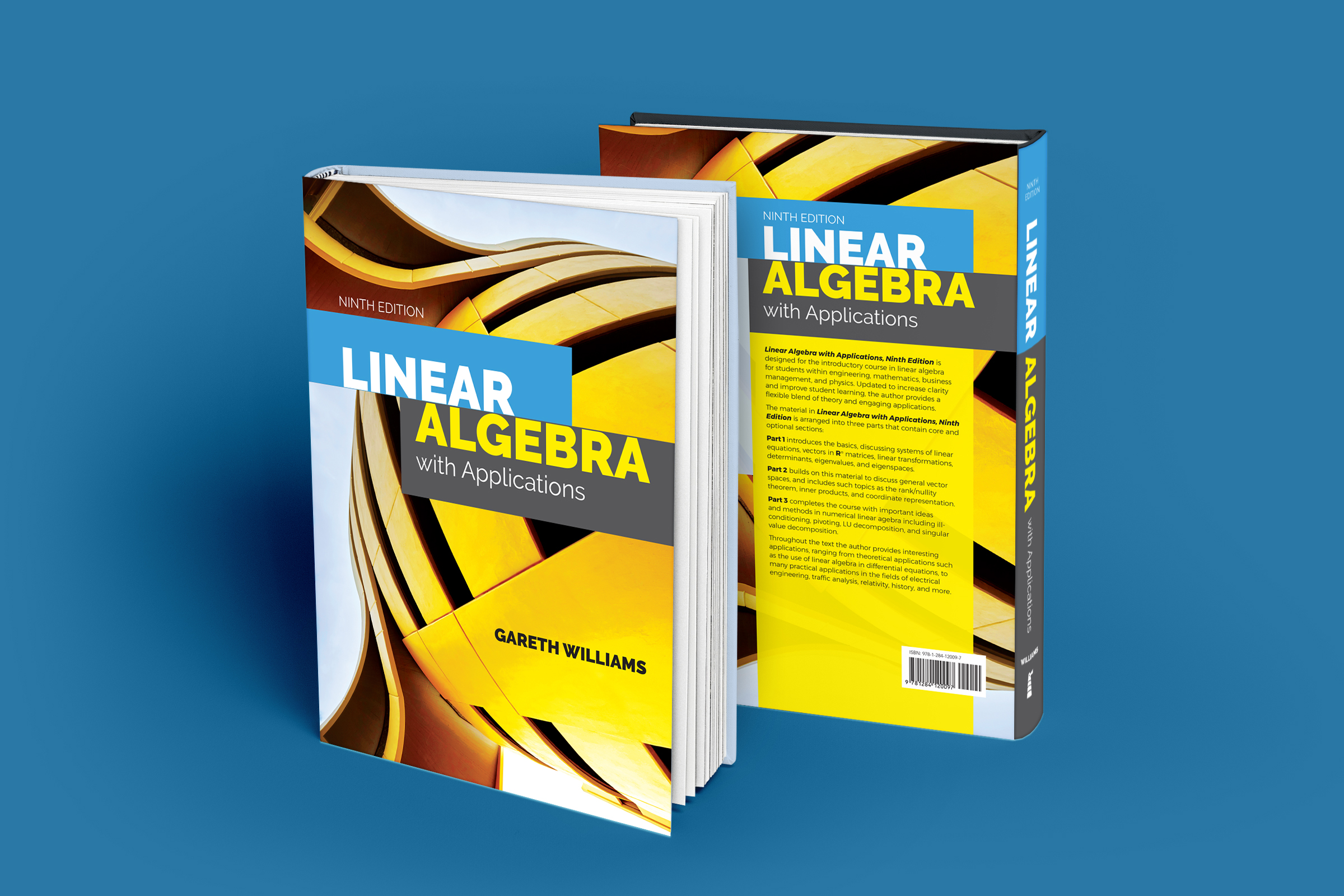 Book cover for Linear Algebra with Applications, Ninth Edition