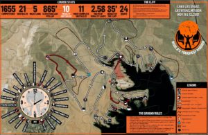 World's Toughest Mudder 2017 Course Map